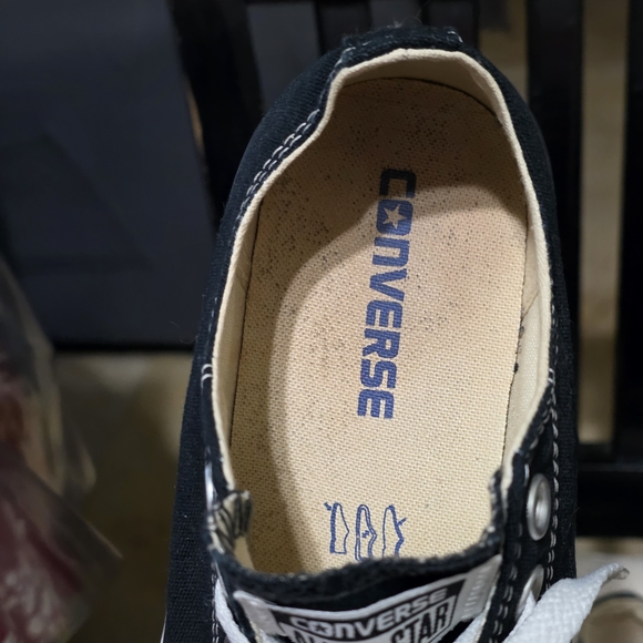 Converse All Star Black & White Low Top Sneakers 7W Used Good Conditions - Picture 4 of 7